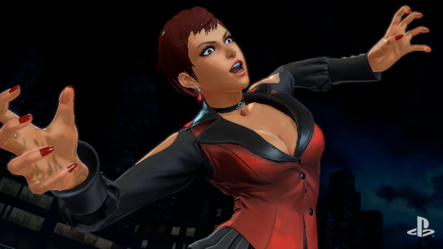 KOF14』“電磁気力”を操る個性的なファッションの美少女キャラクター 