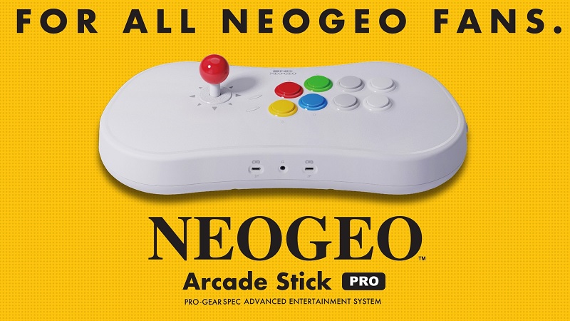 ネオジオ格ゲー内蔵アケコン Neogeo Arcade Stick Pro が発表 作品収録