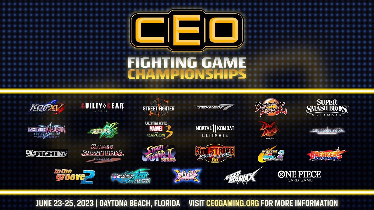 アメリカ フロリダ 格闘ゲーム大会「CEO 2023」。TWTマスター。日本勢参加